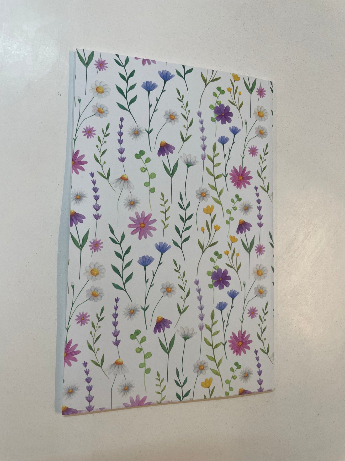Enlightink A5 Handy Cute Unruled, Plain, Floral notebooks for everyone Set of 4 for doodling, Writing Notebooks - Matte Finished - Journal Diary