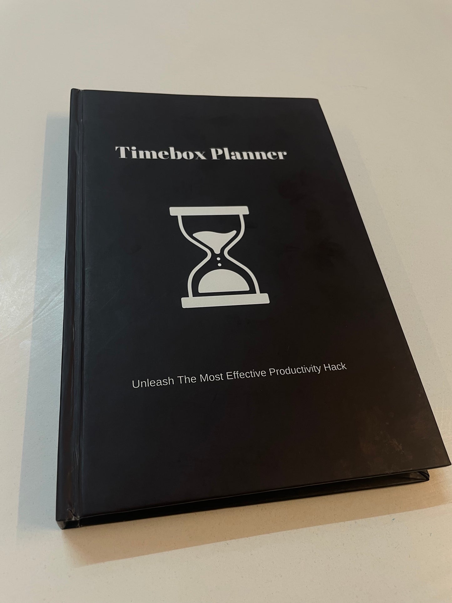 Timebox Planner Midnight Black, Productivity, Daily Planner for 6 Months, Timeboxing, A5 Size, Wiro, Hardcover, 100 GSM Paper