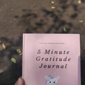 5 Minute gratitude journal Pink