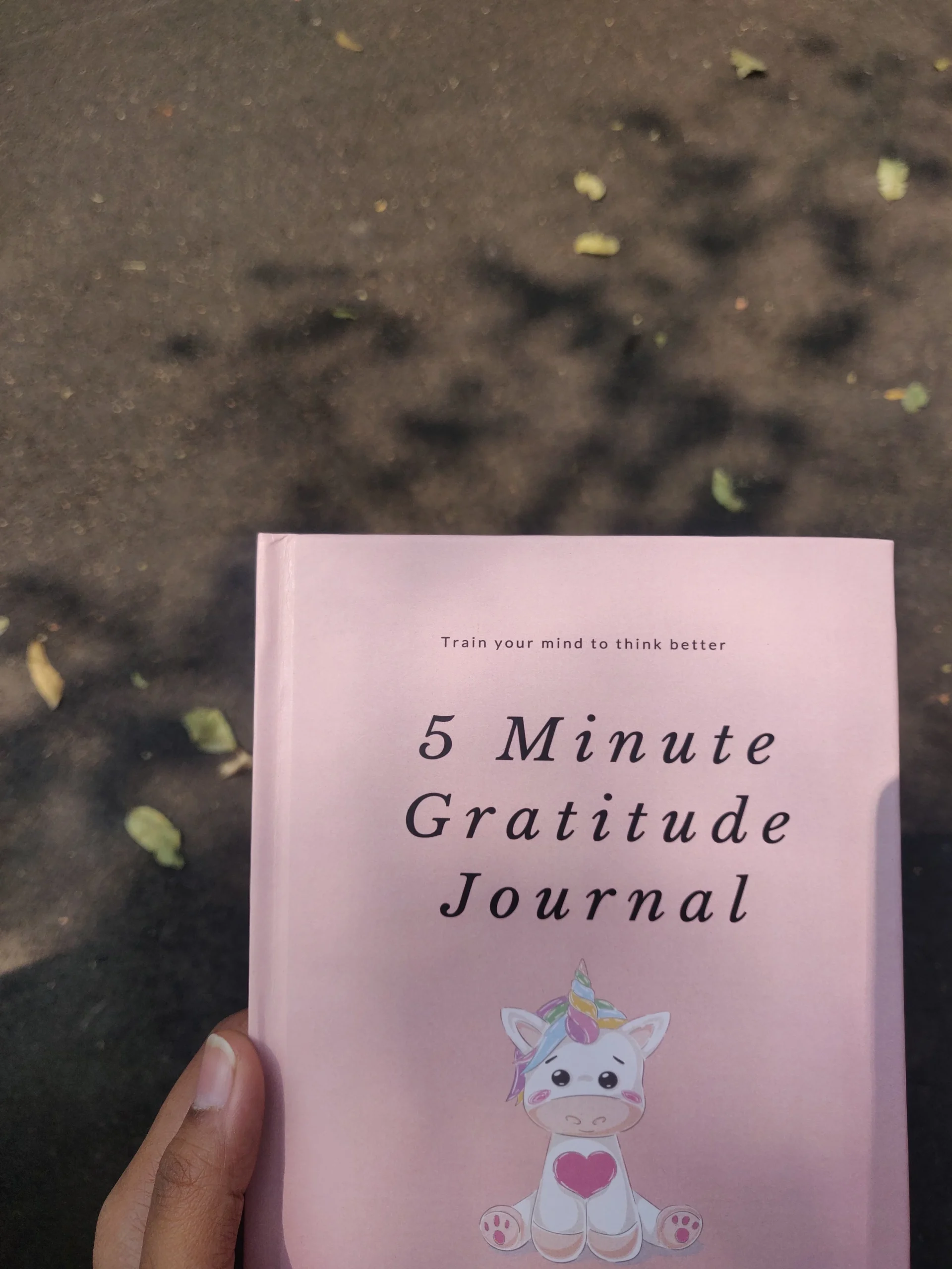 5 Minute gratitude journal Pink
